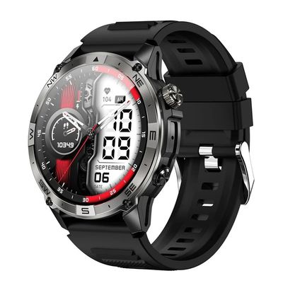 Goede prijs. HK08 Zwart GPS NFC Smart Watch 1,43 inch AMOLED Touchscreen BT5.3 NFC IP68 Hartslag 466x466 online