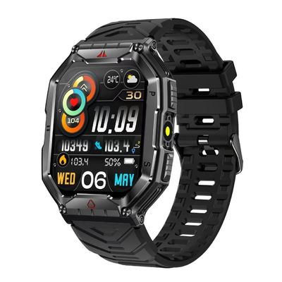 Goede prijs. Blijf verbonden en actief Vierkant Smart Watch Bluetooth Call Waterdicht Fitness Horloge online