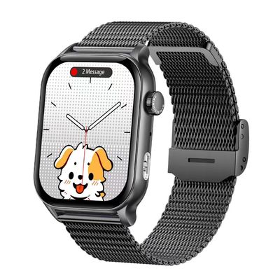 Goede prijs. Hoogprecisie Vierkant Smartwatch Android Gezondheid En Oefening Tracking online
