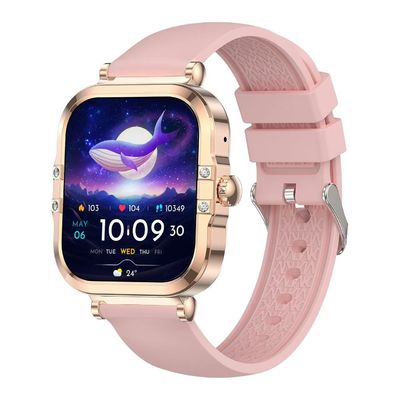 Goede prijs. Draagbaar Stijlvol Smartwatch Vierkante vorm Waterbestendigheid Lange levensduur van de batterij online