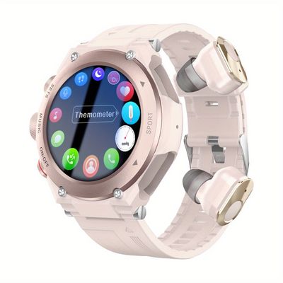 Goede prijs. Waterdicht TWS Smartwatch met lokale muziek en draadloze oordopjes voor maximaal plezier online
