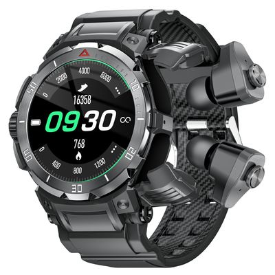 Goede prijs. IP67 waterdicht slim horloge met TWS koppeling met hartslag sensor voor Android en IOS online