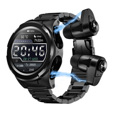 Goede prijs. Bluetooth 5.0 TWS Fitness Horloge Met Batterij En 4 Uren Muziek Tijd Voor Vermaak online