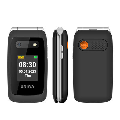 UNIWA V202T Zwart Oude Persoon Smartphone 1450mAh SOS-knop