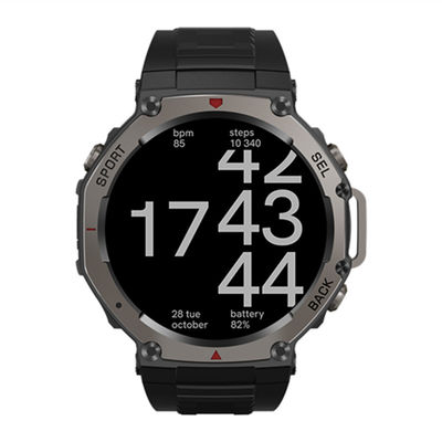DM58-GPS GPS tracking watch 1.43' AMOLED HD display en hoge precisie hartslag sensor