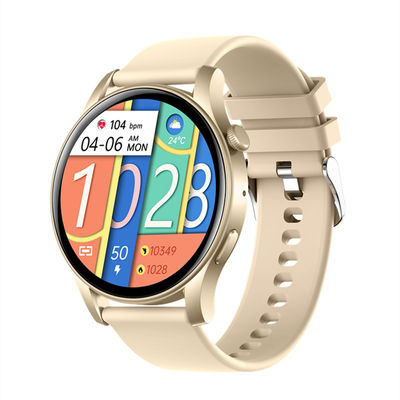 Goede prijs. AI Voice Assistant Ronde Smartwatch Android Bluetooth Call en Gezondheid Monitoring online