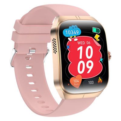 FitCloudPro Compatible Square Shape Smart Watch Stemcontrole Bluetooth bellen Smartwatch