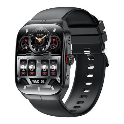 Goede prijs. Stijlvol Android Square Smartwatch met ademhalingstraining en muziekcontrole online