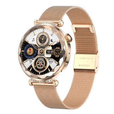 Goede prijs. Gezondheid Monitor Smart Watch Voor Vrouwen Voice Control Muziekspeler Modieus online