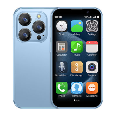 Mini 3G Smartphone met Nami Meatal Glass Design en meertalige ondersteuning voor wereldwijde en toegankelijkheid