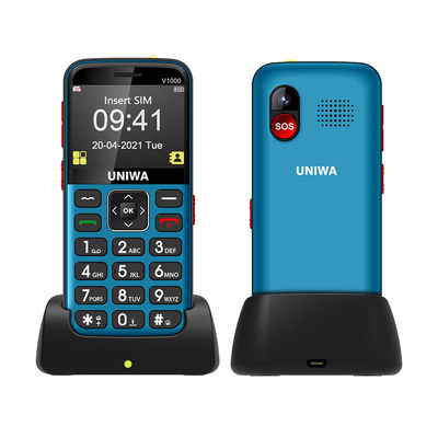 Gemakkelijk te bedienen Ouderen mobiele telefoons UNIWA V1000 Langdurig met 2,31