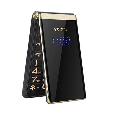 YEEMI M2-C 2G Feature Phone GSM MTK 2.8' Dual Screen MP4 Player Flip Phones voor senioren