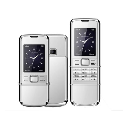 Nieuwe Classic 8800 2G GSM Dual SIM Bluetooth Slider Mobiele telefoon 2.4 inch Scherm