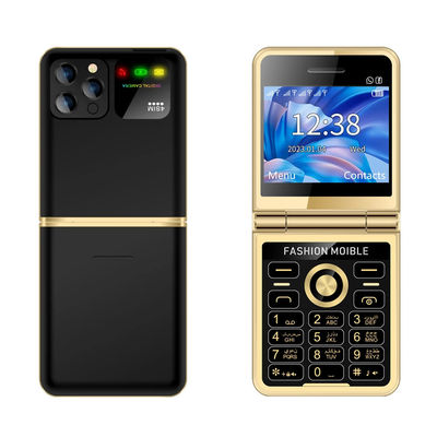 P20 Opvouwbaar 2.4'' HD Scherm Vier SIM Dial Bluetooth LED zaklamp Super Thin Feature Phone