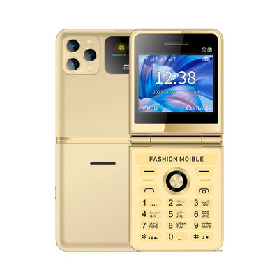 LED zaklamp Super Thin Feature Telefoon P20 Opvouwbaar 2.4'' HD Scherm Vier SIM Dial Bluetooth