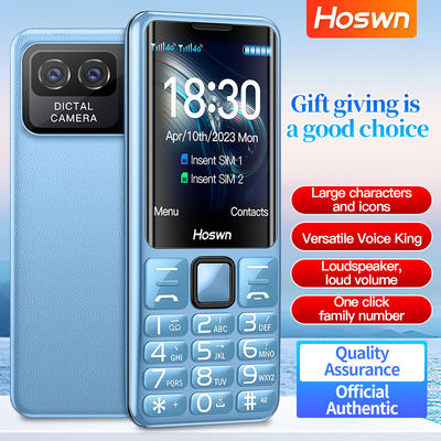i79 (H6) 4G Elderly Mini Cellphone 2.4' TFT Screen 32MB RAM Torch Dual SIM Engels toetsenbord