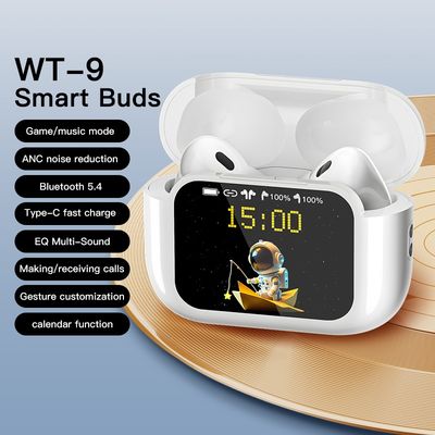 Goede prijs. WT-9 Touchscreen Bluetooth draadloze oortelefoons oplaadbare APP-besturing online