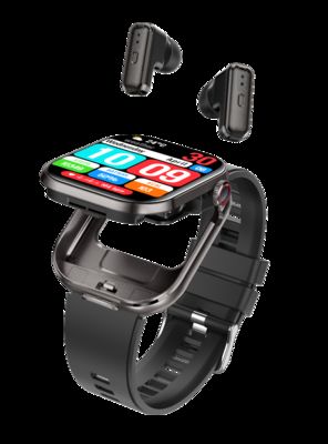 Goede prijs. T99 2 In 1 Smartwatch Draadloze TWS Oordopjes 2.02 inch IPS Bluetooth Bellen IP67 Waterdicht 300mAh online
