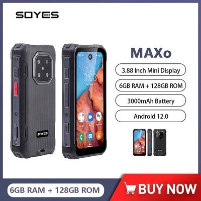 Goede prijs. MAXo Robuuste Mini Smartphone 6+128GB 3.88'' Octa Core Android 12 Dual SIM 4G 3000mAh Zaklamp online