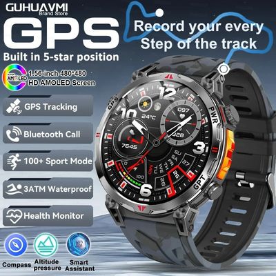Goede prijs. BT Call Professional GPS AMOLED 650Mah 3ATM Waterproof Fitness tracking Sports Smartwatch online