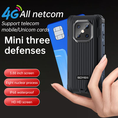 Goede prijs. IP68 Mini Waterdichte 3.88'' IPS Android12 6+128GB 3000mAh MAXO Robuuste Smartphone online