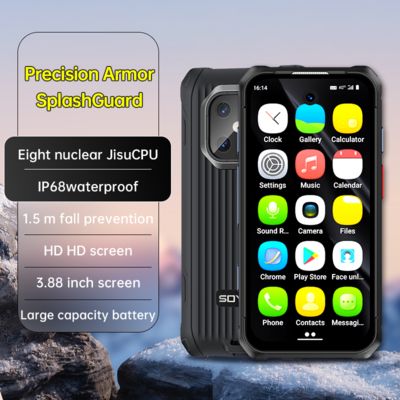 Goede prijs. IPS Android12 6+128GB 3000mAh MAXO Rugged Smartphone IP68 Mini Waterproof 3.88 '' online