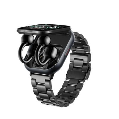 Goede prijs. TWS 2 in 1 Draadloos Bluetooth-oproep D12 Muziek Afspelen Sport Fitness Tracker Oordopjes Smartwatch online