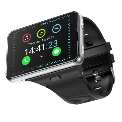Goede prijs. 4G SIM-kaart Smart Watch, 6GB+128GB Android Smartwatch Telefoongesprek Bluetooth GPS online
