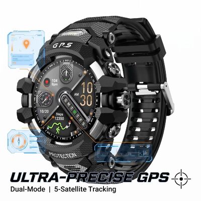 Goede prijs. GPS Sport Smart Watch Offline Map 2GB 10ATM Waterdicht Compass 1.43
