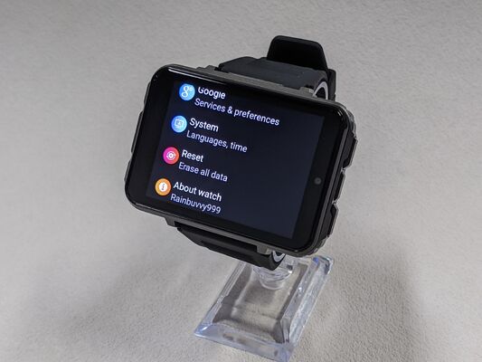 Volledige 4G LTE-dekking zorgt ervoor dat u overal verbonden blijft Rainbuvvy 4G Smartwatch
