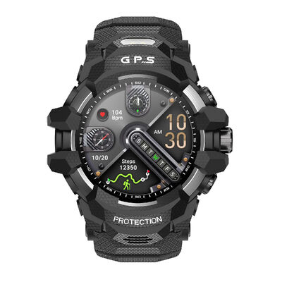 Goede prijs. GPS sport slim horloge met offline kaart 10ATM waterdicht Bluetooth bellen PG999 GPS online