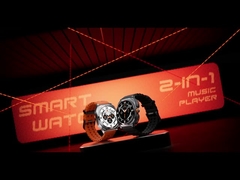 TWS Headset 2 In 1 NFC 1.53 inch AMOLED Fitness Tracker Gezondheid Smartwatch GT98 Ultra