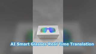 X01 AI ChatGPT-assistent, stembediening, real-time vertaling Camerazonnebril AI slimme bril