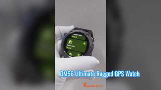 Nieuwe DM56 GPS Smart Watch 1,43''HD AMOLED-display Multi GNSS Kompas, barometer en hoogtemeter 5