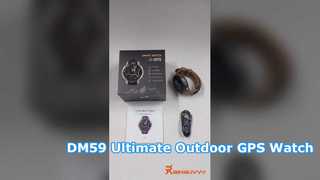 DM59 GPS-sportsmartwatch, 1,43‑inch AMOLED HD-display