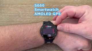 S666 Smartwatch AMOLED GPS Bluetooth-oproep