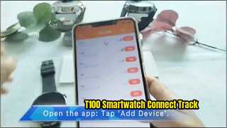 T100 Smartwatch: belt muziek-fitnesstracker