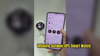 S888 buitensporthorloge, kompashoogtebarometer, AI-stem, 4 GB opslag, voor Android en iOS