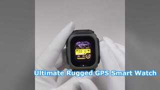 Rainbuvvy DM66 GPS Smart Watch 850mAh Grote batterij 2,13-inch AMOLED HD-display 5ATM Offline kaart Fla
