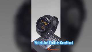 NFC-headset Smart Watch 2 in 1 TWS Bluetooth-hoofdtelefoon Oordopjes Muziekoproep Mannen Gezondheidsmonitoring Wat